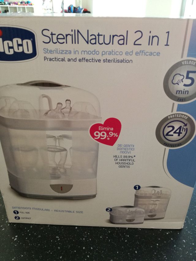 Chicco CHICCO Sterilizzatore vapore modulare SterilNatural 2in1 